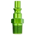 Plews-Edelmann 1/4" Green Male Plug 12-324G